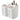 4.5Gal/20Lx2 Large Ingredient Storage Container Airtight Kitchen Flour Bin