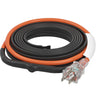 Self-Regulating Pipe Heating Cable 15FT 5W/FT Heat Tape with Thermostat