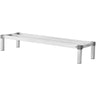Newly Upgraded!Aluminum Dunnage Rack Stationary Dunnage Rack 48' x 14' x 8' Storage Rack