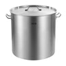 100QT Stainless Steel Stockpot Cooking Kitchen Sauce Pot with Basket Lid Handle