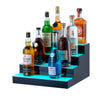 LED Lighted Liquor Bottle Display Bar Shelf RF & App Control 16" 4-Step