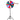 24 Inch Tabletop Color Prize Wheel with Folding Tripod Floor Stand 14 Slots Dry Erase