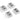 6 PCS 25mm(1 inch) Electric Rebar Cutter Blade Replacement Jaw Blades