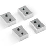 6 PCS 25mm(1 inch) Electric Rebar Cutter Blade Replacement Jaw Blades