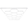 Hexagon Garage Lights 66300LM 15 Grids Honeycomb LED Shop Ceiling Light