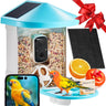 Smart Bird Feeder with Camera AI Identify 10000+ Bird Specie Solar-Powered