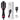 Hair Blow Dryer Brush Dual Voltage Hot Air Styler with 2.95" Oval Barrel