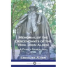 Memorial of the Descendants of the Hon. John Alden: A Family Genealogy