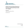 Federal Lands and Natural Resources: Overview and Selected Issues for the 113th Congress