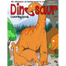 Dinosaur coloring book: 40+dinosaurs on backgrounds to color