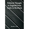 Political Thought in England from Locke to Bentham