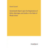 Seventeenth Report upon the Registration of Births, Marriages and Deaths in the State of Rhode Island