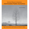 Solutions Manual to Accompany Intermediate Public Economics, Second Edition