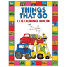 Things That Go Colouring Book with The Learning Bugs: Fun Children's Colouring Book for Toddlers & Kids Ages 3-8 with 50 Pages to Colour & Learn About