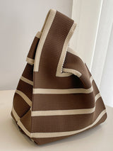 Urban Contrast Color Striped Bags Accessories Handbags by migunica