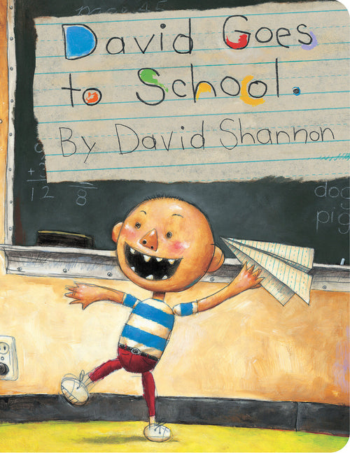 David Goes to School - Board Book by Books by splitShops