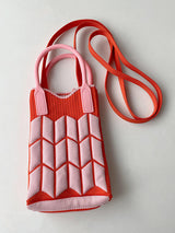 Original Contrast Color Geometric Knitting Bags Accessories by migunica