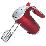 Better Chef 5-Speed 150W Hand Mixer with Silver Accents and Storage Clip by Jupiter Gear Home