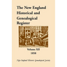 The New England Historical and Genealogical Register, Volume 12, 1858
