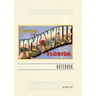 Vintage Lined Notebook Greetings from Jacksonville, Florida