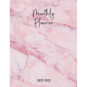 Montlhy Planner 2022-2023: Pink monthly planner to organize your day with mandala drawings