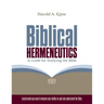Biblical Hermeneutics: A Guide for Studying the Bible