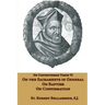 On the Sacraments in General, on Baptism and on Confirmation