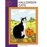 Halloween Cats: Coloring Book