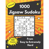 1000 Jigsaw Sudoku: irregular Sudoku Puzzles (easy to extremely hard)