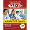 Next Generation NCLEX RN Prep 2024-2025: 4 Practice Exams and NGN Study Guide Review [7th Edition]