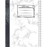 Graph Paper Composition Notebook: 110 Pages - Quad Ruled 4x4 - 8.5" x 11" Marble Large Notebook with Grid Paper - Math Notebook For Students