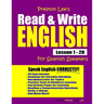 Preston Lee's Read & Write English Lesson 1 - 20 For Spanish Speakers