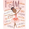 I Am: Empowering Coloring Book for Black and Brown Girls with Natural Curly Hair Positive Affirmations for African American Girls