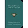 Prouty, Proute, Genealogy (1910)