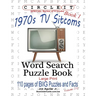 Circle It, 1970s Sitcoms Facts, Book 1, Word Search, Puzzle Book