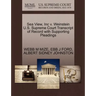 Sea View, Inc V. Weinstein U.S. Supreme Court Transcript of Record with Supporting Pleadings