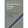 Analytic Pro-P Groups
