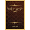Records And Memorials Of The Speed Family (1892)