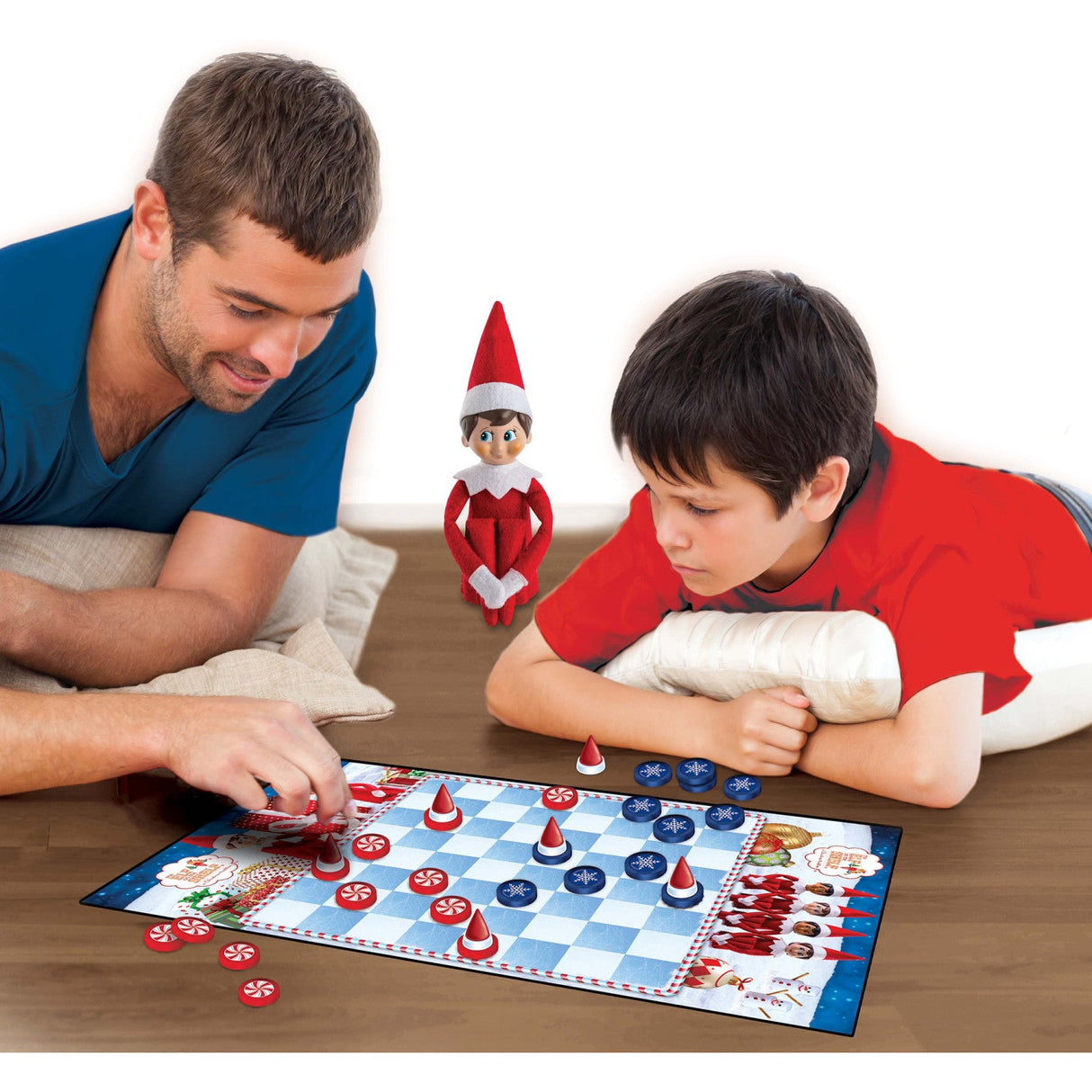 Elf on the Shelf Checkers Board Game by MasterPieces Puzzle Company INC