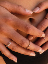 Dainty Stack Ring (not hammered) by Toasted Jewelry