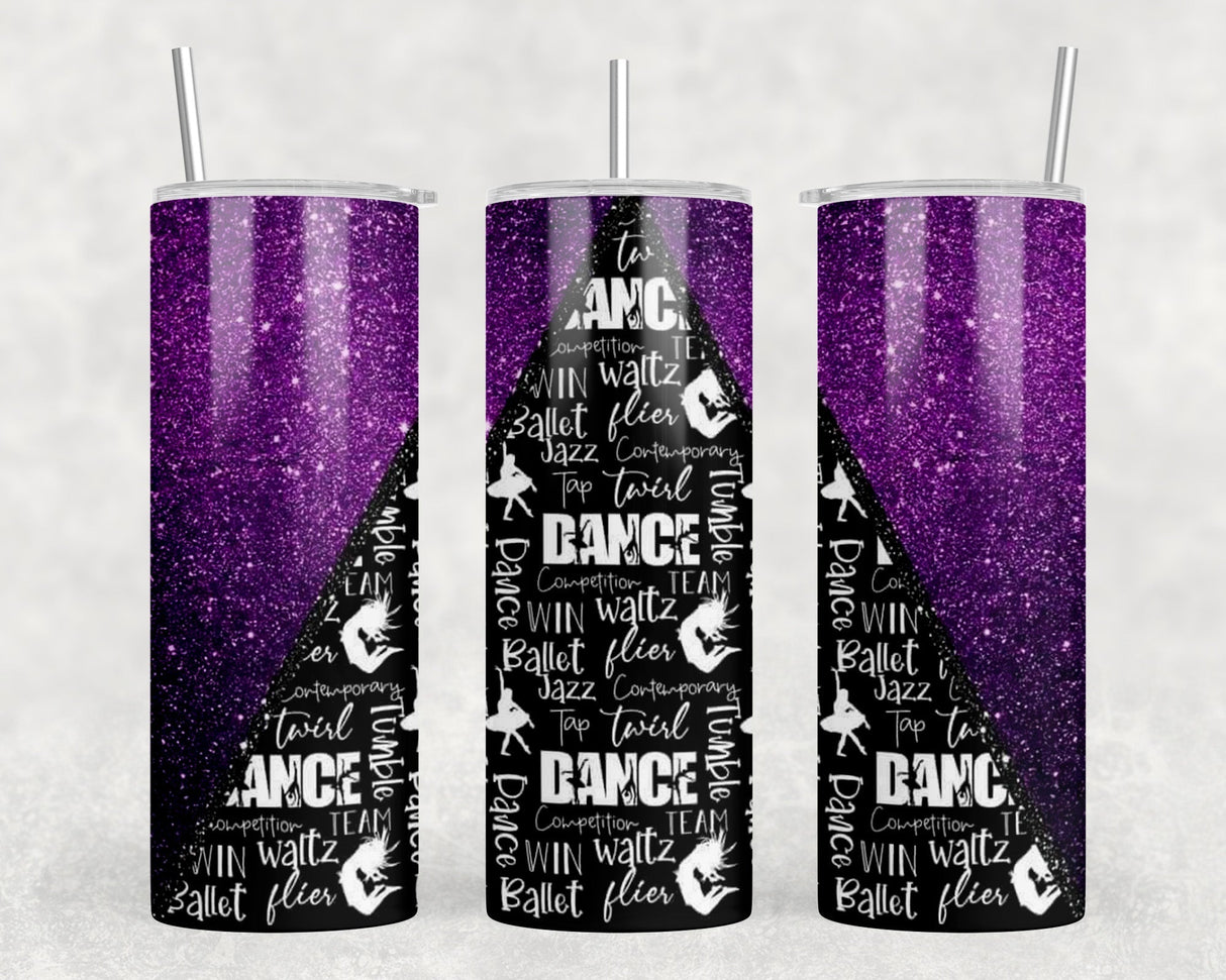 Dance|Skinny Tumbler|Optional Bluetooth Speaker| Speaker Color Varies by Rowdy Ridge Co