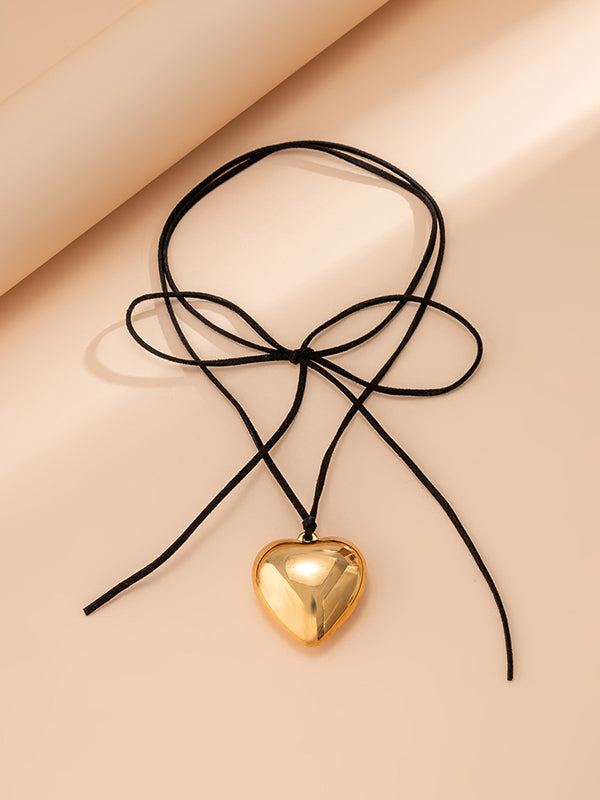 Alloy Heart Shape Necklaces Accessories by migunica