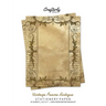 Vintage Frame Antique Stationery Paper: Antique Letter Writing Paper for Home, Office, 25 Sheets (Border Paper Design)