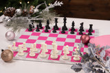 Deluxe Heavy Club Flex Pad Chess Set Combo by Chess House