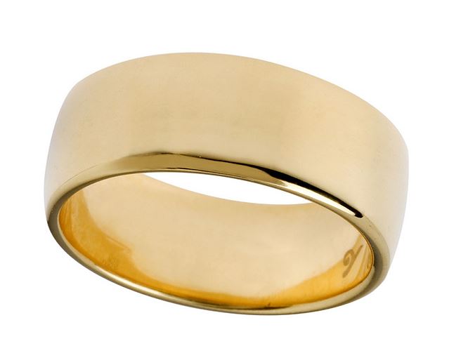 Polished Silk Fit Band Ring by MILOR COMMENTSOLD