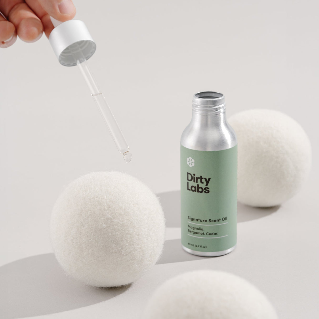 Dirty Labs 100% New Zealand Wool Dryer Balls by Farm2Me