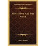 How to Pray and Stay Awake