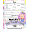 Read and Write Fry's First 100 Words: With 100 Sight Word Mini Books Write and Learn High Frequency Word Practice Pages That are Key to Reading Succes