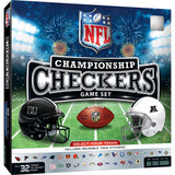 NFL - League Checkers Board Game by MasterPieces Puzzle Company INC