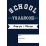 School Yearbook: Sections: Autographs, Messages, Photos & Contact Details 6.69 x 9.61 inch 45 page